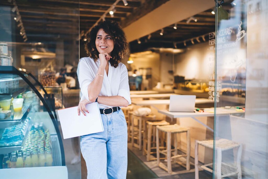 Franchise Merchant in restaurant