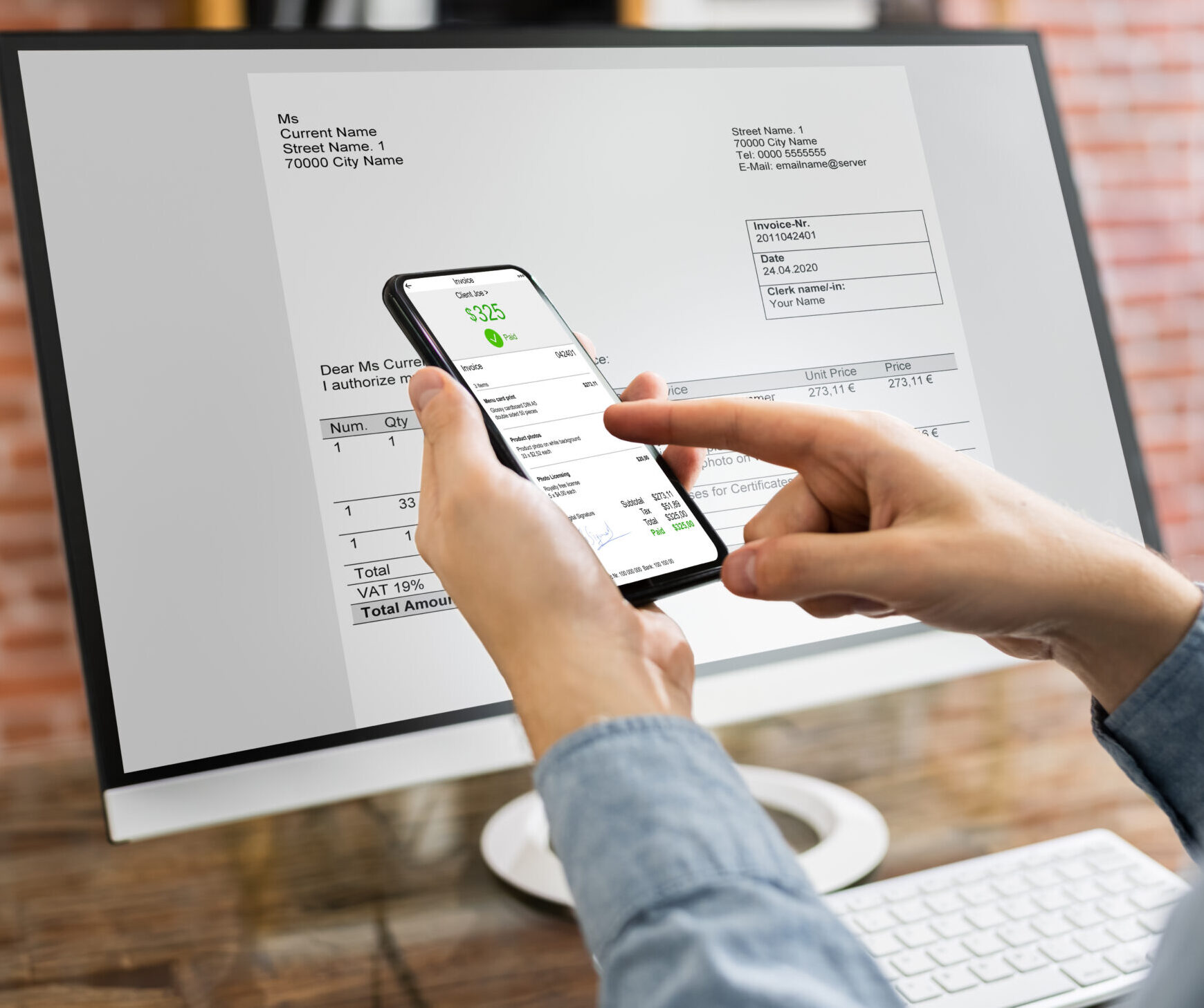 online mobile payment solutions invoice