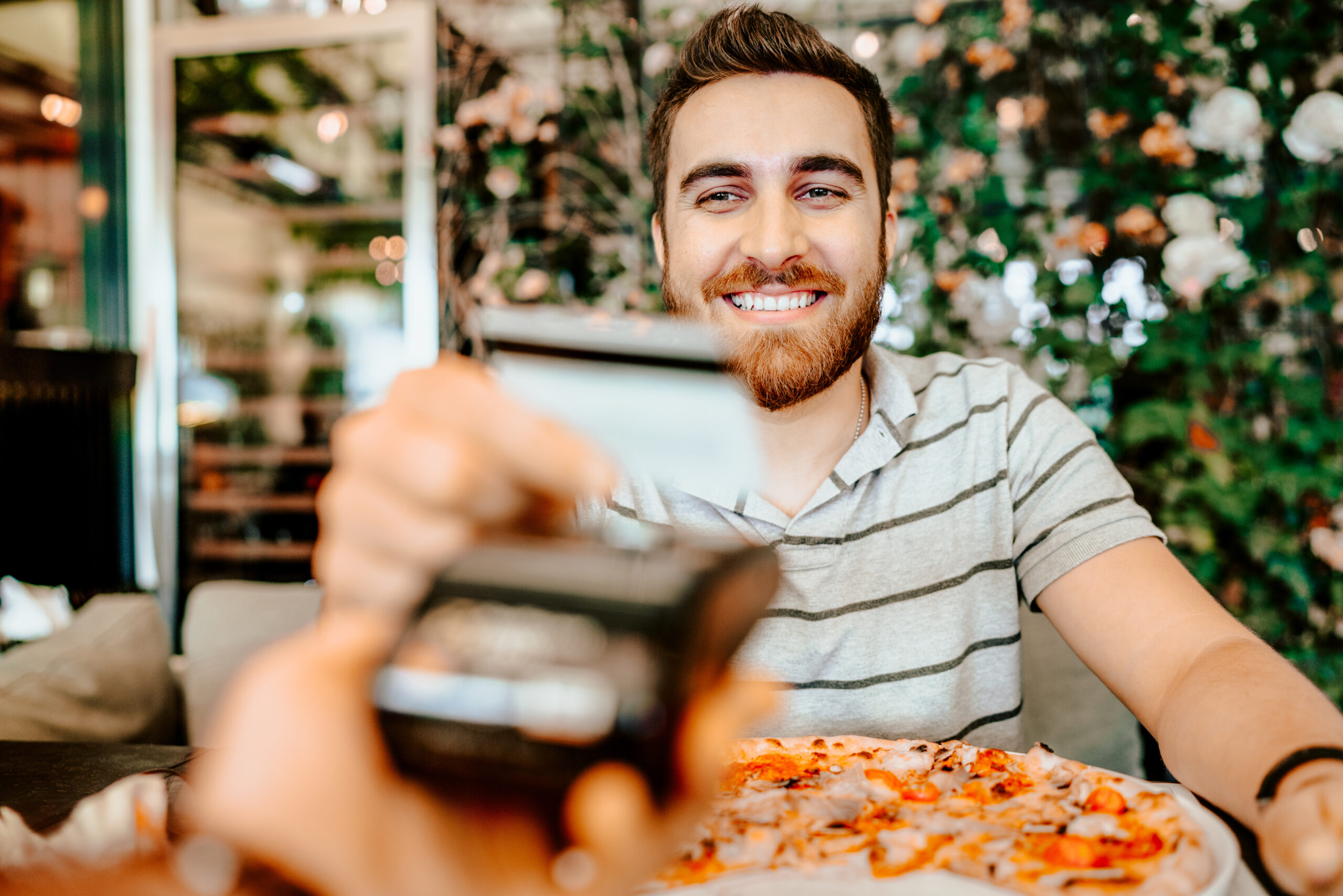 Restaurant POS payment processing
