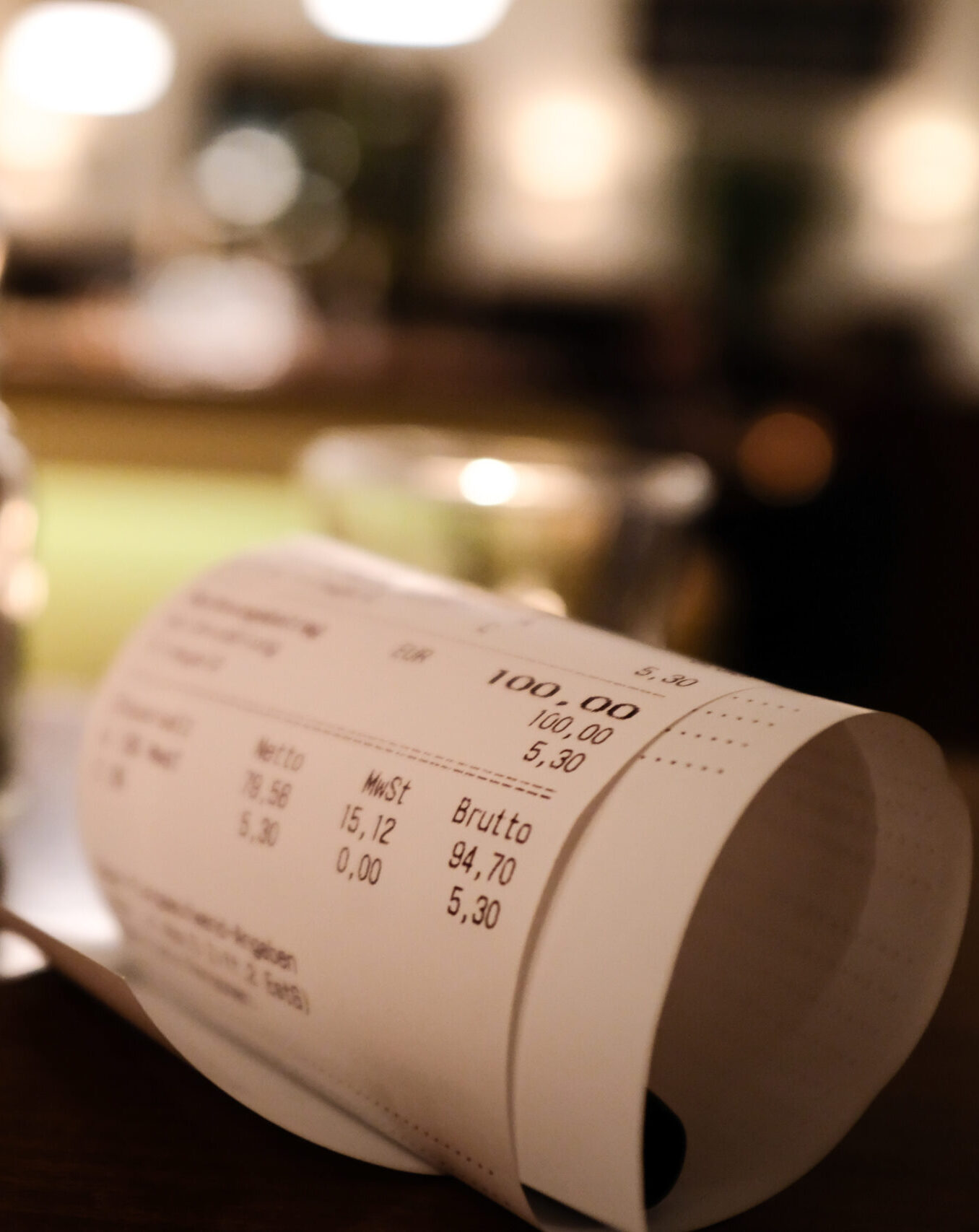 receipt with tip